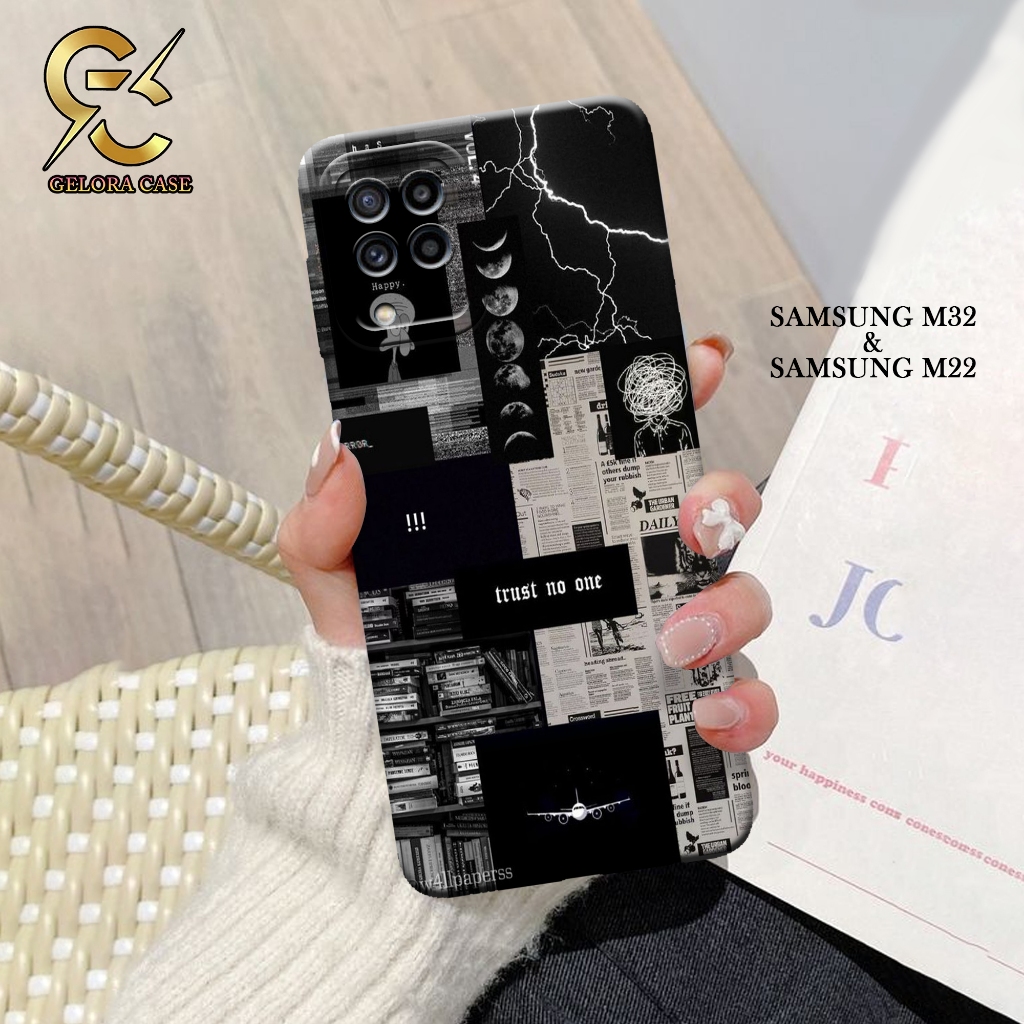 Case Samsung M32 / Samsung M22 - geloracase - Casing Samsung M32 - Motif case aesthetic - Samsung - 