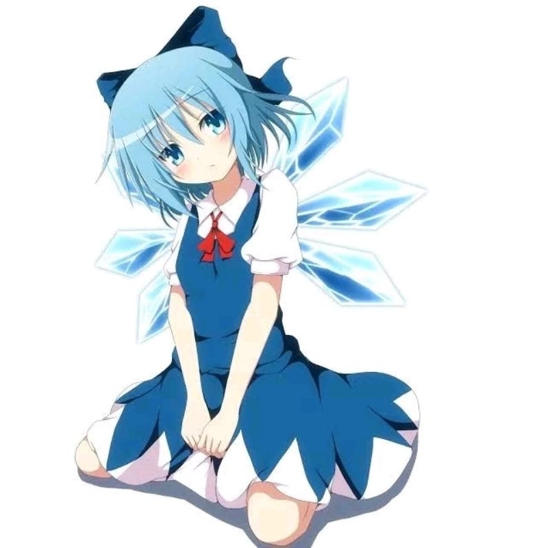 karakternya cirno dari touhou