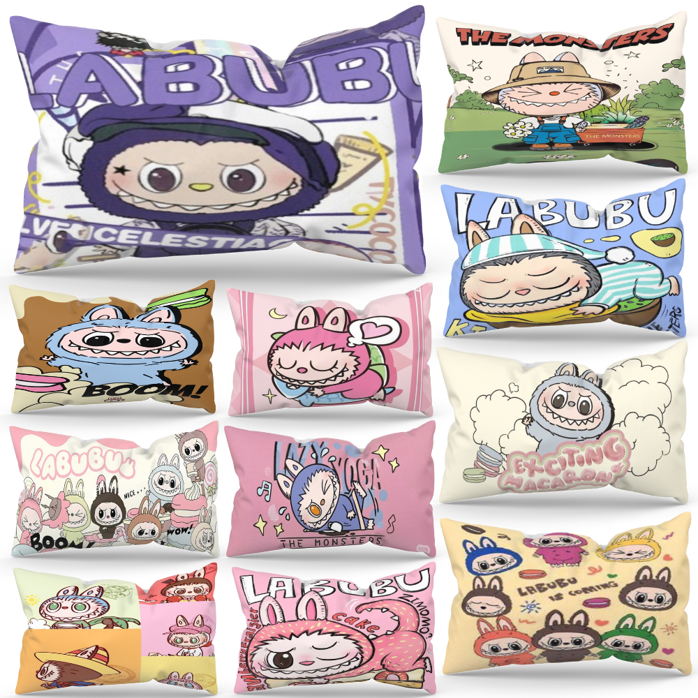 Sarung Bantal Tidur Anak (Sarung) Motif Kartun Ukuran 45x35 cm Motif Labubu by.Shafiyyah sarban