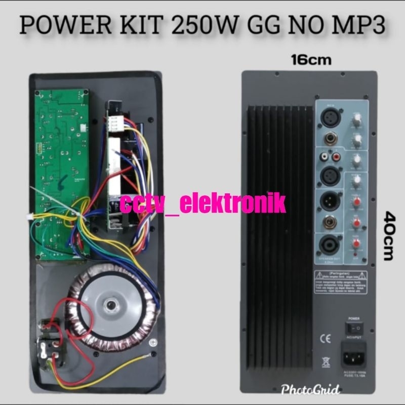 POWER KIT AKTIF 250 WATT GG POWER KIT AKTIF SPESIAL NEW POWER  KIT