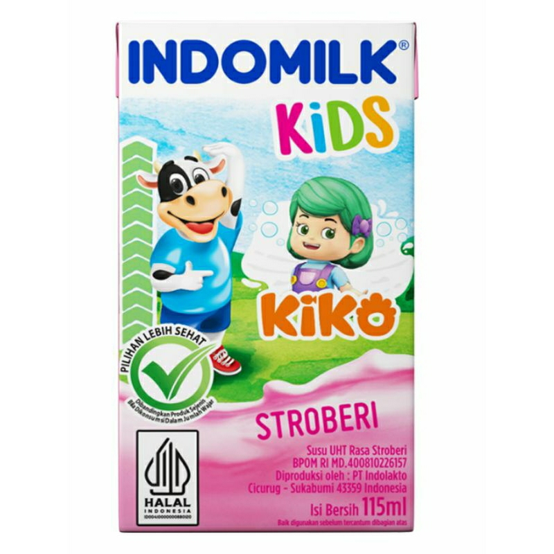 

Indomilk kids strawberi 115ml