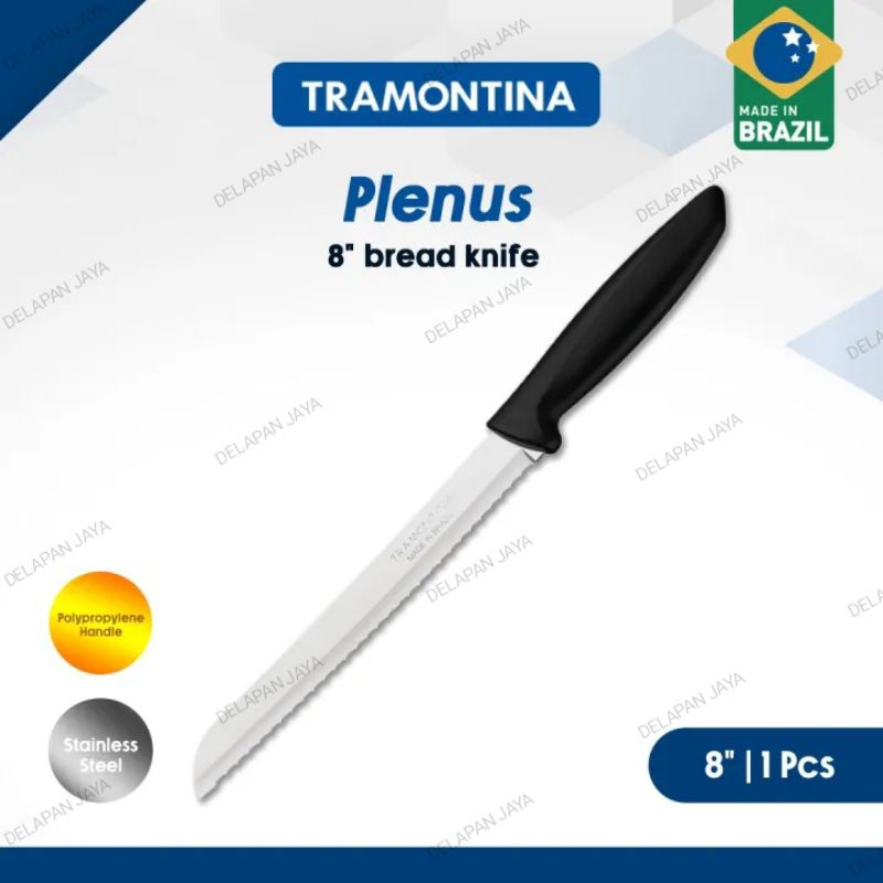 Ay00 TRAMONTINABreadMeatSlicerKnife8inch/TRAMONTINAPisauGerigiRotiDaging23422/108