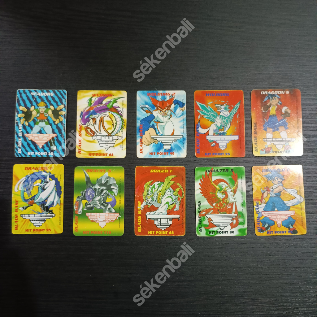 (BLADE BASE) Tazos Beyblade Hadiah Chiki 2003 - Beyblade Card - Tajos Jadul Mainan Generasi 90an