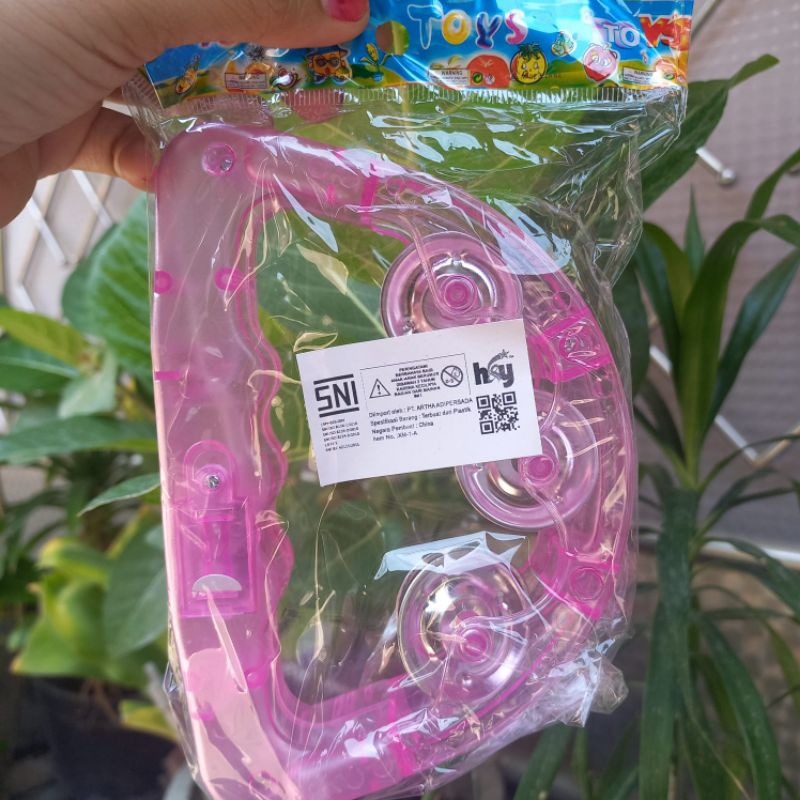 mainan krecekan LED / mainan tamborin led
