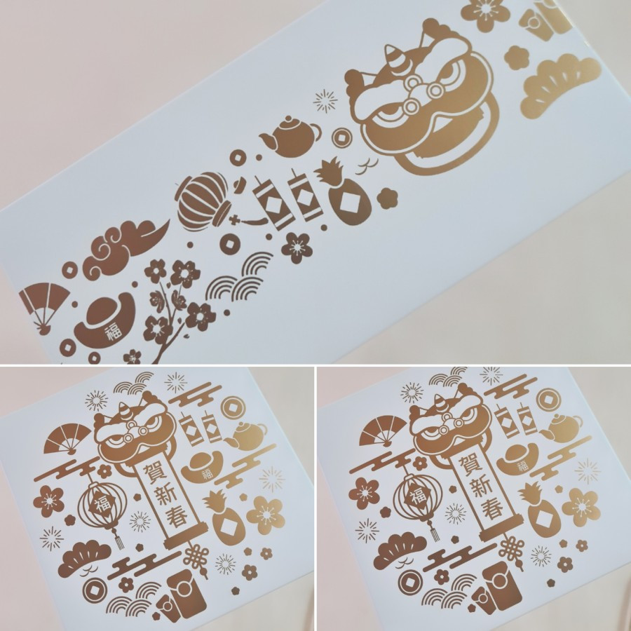 

(5 pcs) kardus imlek putih minichiffon set box brownies sincia CNY hampers packaging