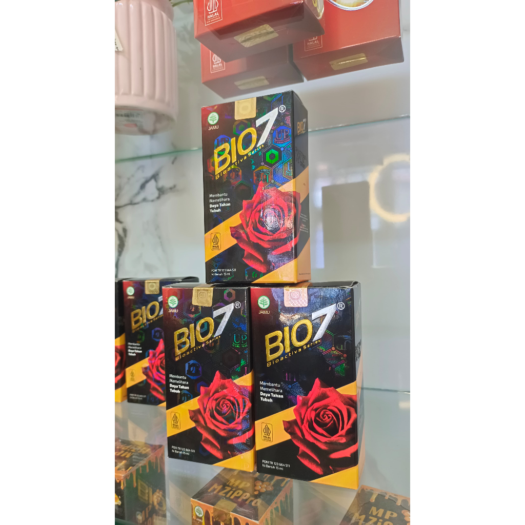 BIO7 SEVEN JAMU TETES HERBAL 15ML ASLI 100% ORIGINAL Bio-7 Bio7 BIOSEVEN  4.5