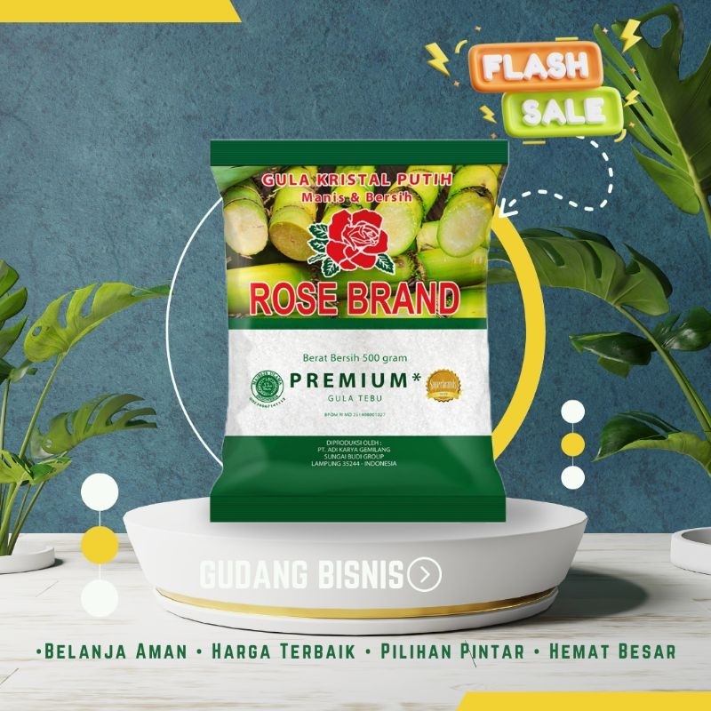 

Gula Pasir 1kg - Rose Brand