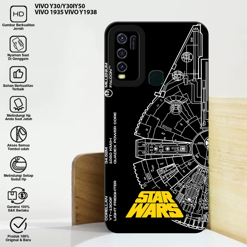 CASE VIVO Y30 Y30I Y50 - Casing Hp Vivo Y30 Y30I Y50 Motif STARWARS - Case Hp Vivo Y30 Y30I Y50 - Ca