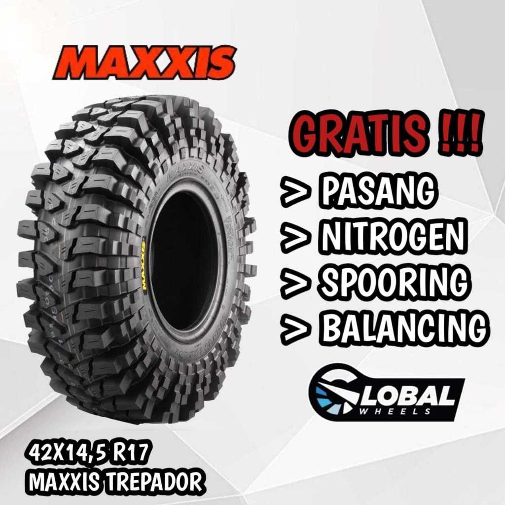 Ban Mobil Maxxis Trepador Ring 17 42X14,5 R17 Xtrime Tyre CJ Cruiser,Rubicon,Jeep