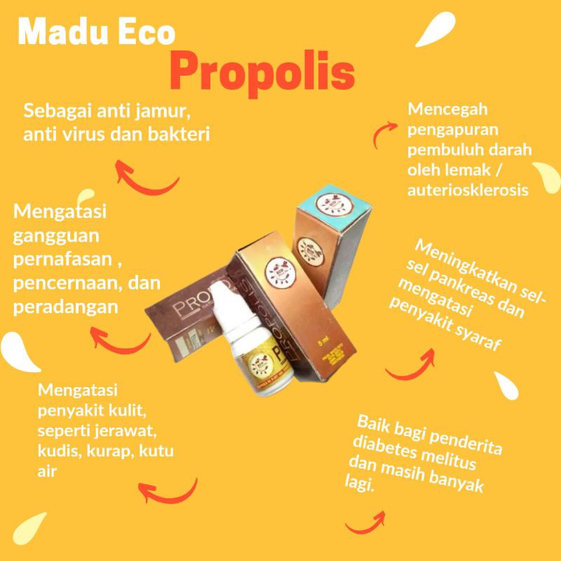 Propolis 5 ml | Propolis Asli | Propolis Murni | Propolis Madu Eco