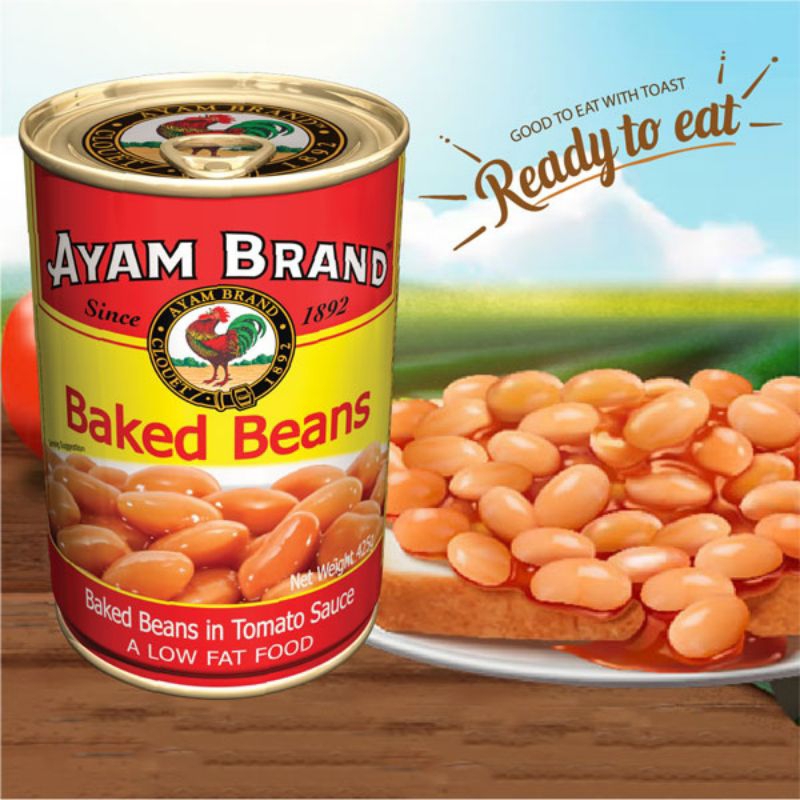 

Baked Beans Ayam Brand / kacang dalam saus
