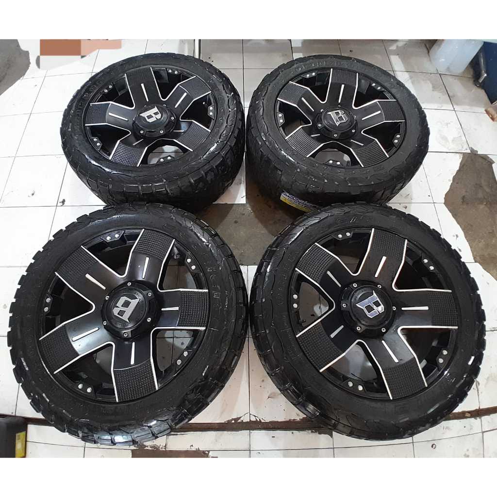 VELG MOBIL SECOND BALISTIK RING 20 LEBAR 9 PCD 6X139,7 + BAN BONUS