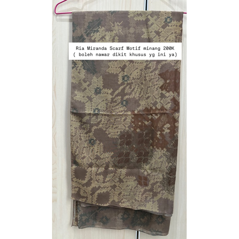 SALE!!! Ria Miranda Scarf