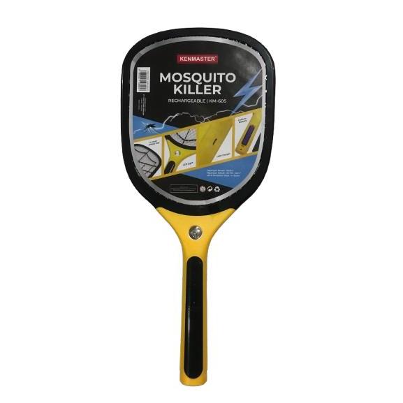 Kenmaster Raket Nyamuk 2 IN KM-108 + Lampu LED + UV