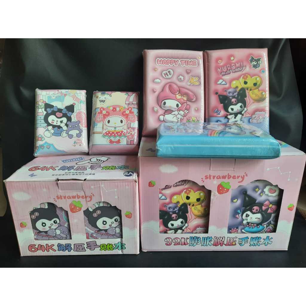 

PILLOW MEMO BOOK A5 & A6 SERIES KUROMI MY MELODY NOTEBOOK BUKU TULIS BANTAL TIDUR SS-2302