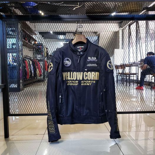Jaket motor yellow corn - BB 1102 Black Gold - BB (75kg-82kg)