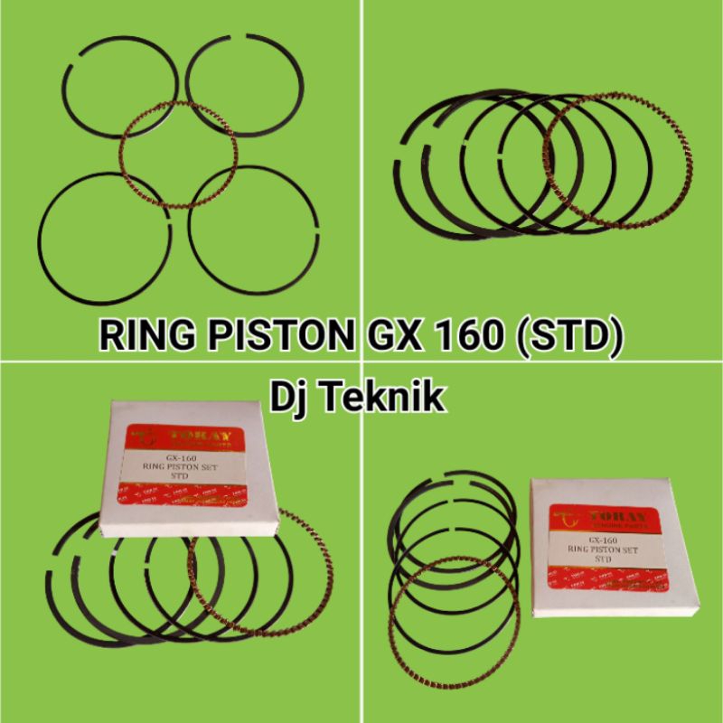 RING PISTON HONDA GX 160 / RING SEHER HONDA GX 160 / RING SET HONDA GX 160 MESIN 5,5 PK STD