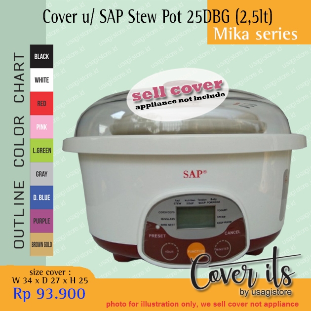 COVER UNTUK SAP STEW POT 25DBG (2,5LT)