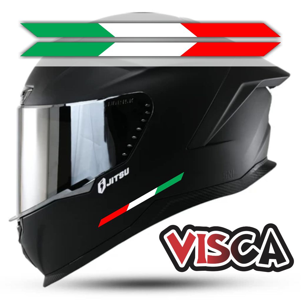 Stiker Cutting / Stiker Helm Full Face / Stiker Helm Half Face - Stiker Helm Keren Aesthetic Motif I