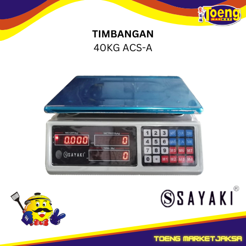 TIMBANGAN DAPUR 40KG ACS-A SAYAKI