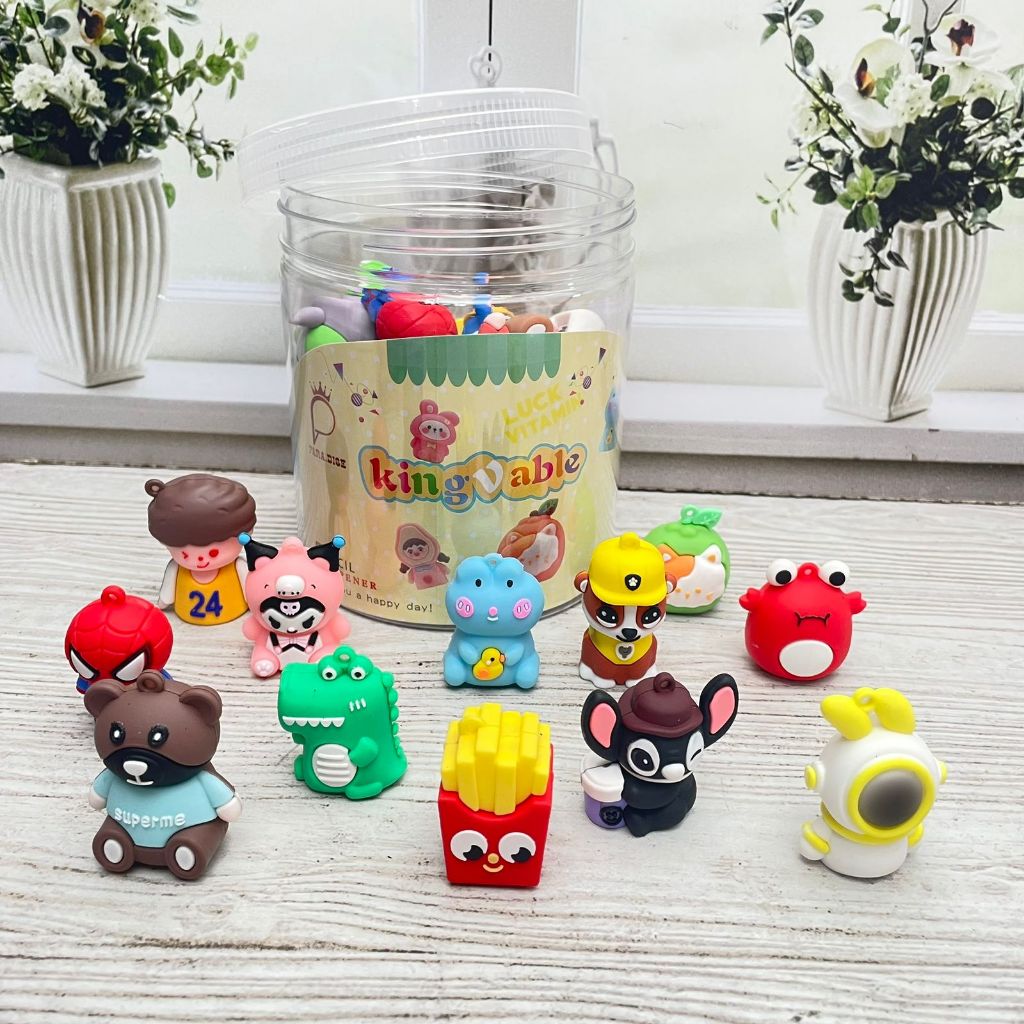 

Serutan Pensil Model Karakter Random Satuan Harga Termurah / Rautan Pensil Motif Kartun Mix Mcd Hero Animal Favorit Anak Kualitas Terbaik Alat Tulis Sekolah Kekinian Harga Termurah Bisa Grosir dan COD