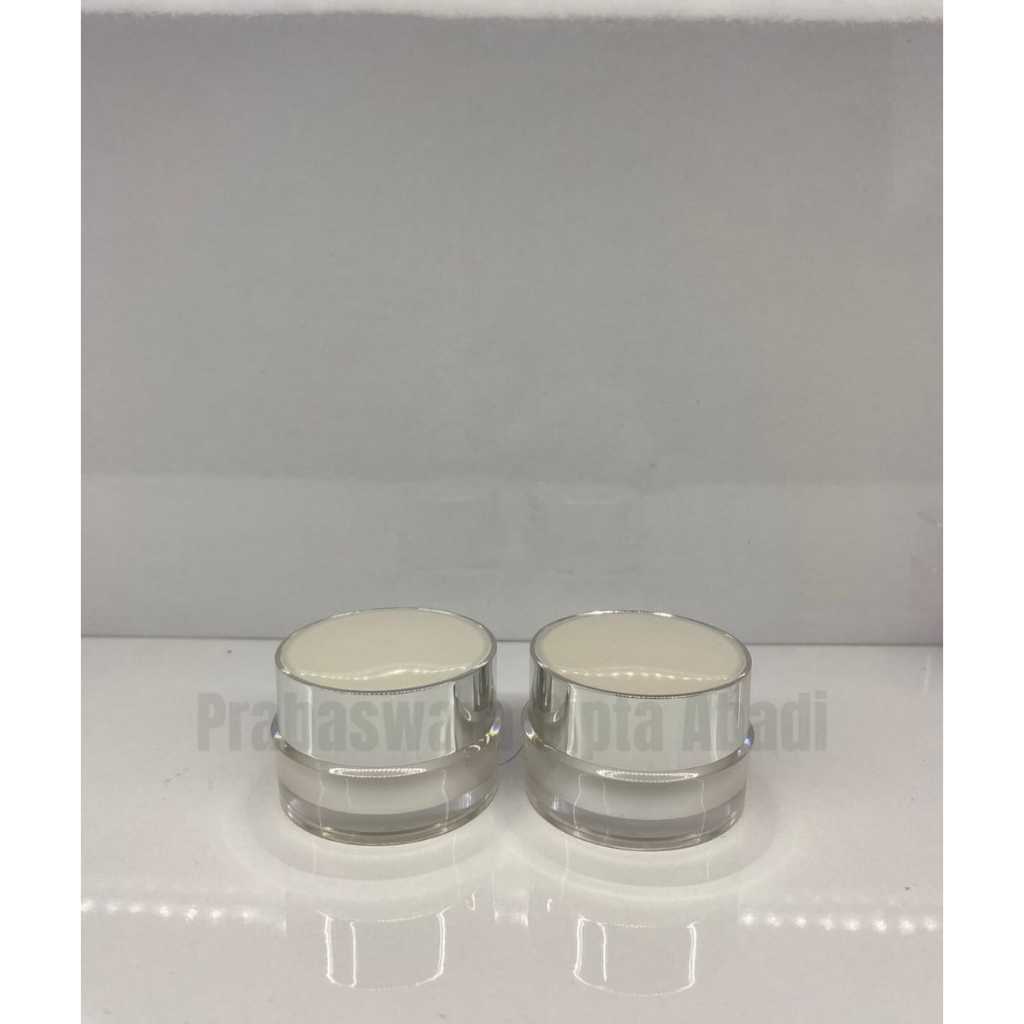 POT LUXURY PUTIH ROUND JAR 10 GR