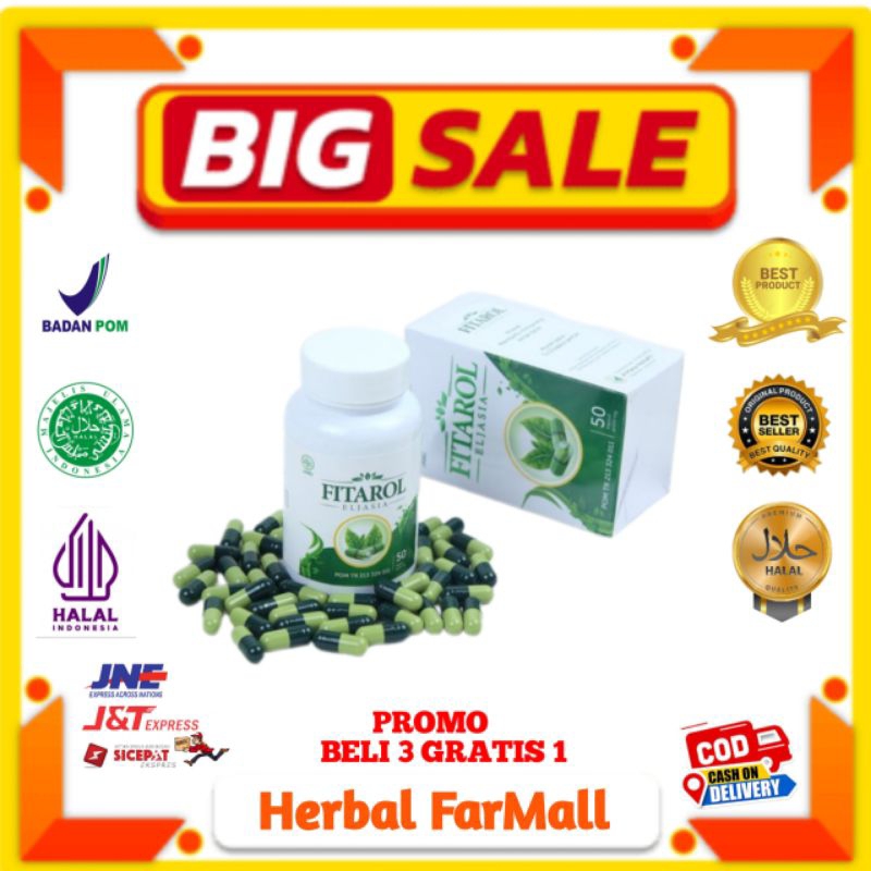 FITAROL ELJASIA Asli Original Obat Kolesterol Stroke Jantung Aman
