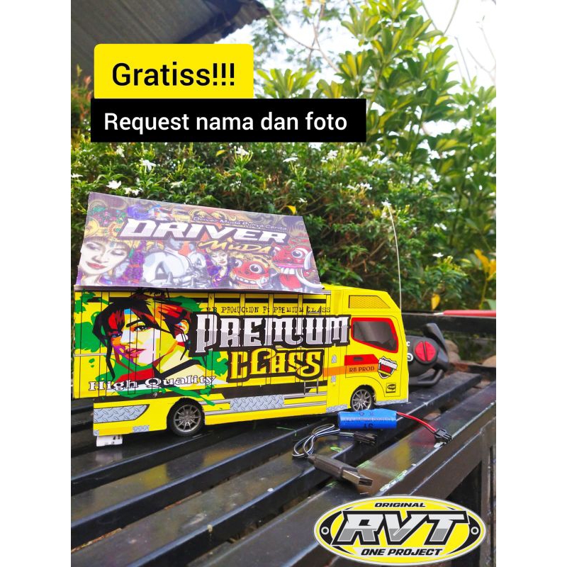 MAINAN MINIATUR TRUK OLENG REMOTE CONTROL FULL LAMPU