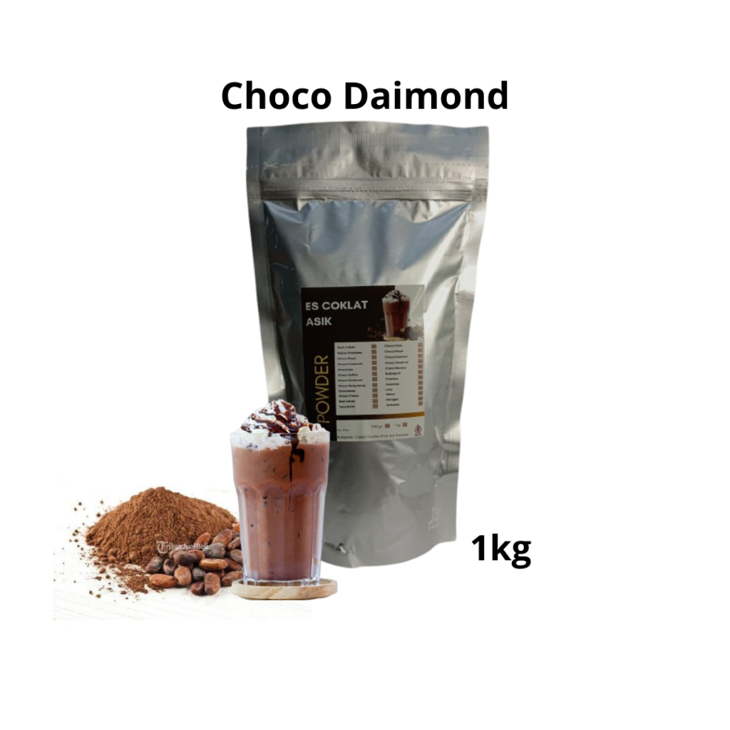 

Choco Daimond, bubuk minuman rasa coklat susu dan malt