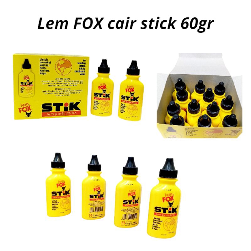 

LEM FOX CAIR STICK 60GR/LEM FOX CAIR SERBAGUNA