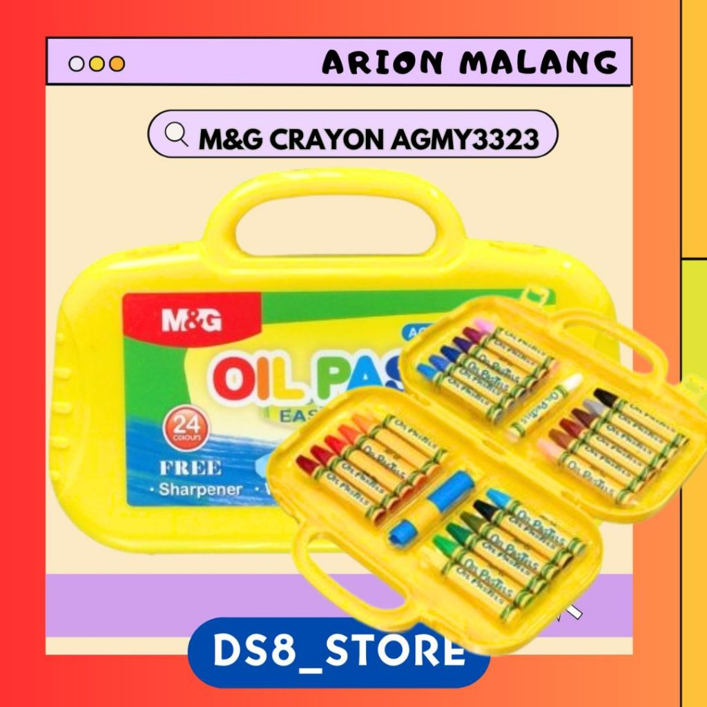 

M&G Crayon Oil Pastel 24 warna AGMY3323