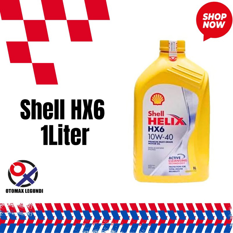 Shell HX6 1 Liter 10W-40 oli mobil