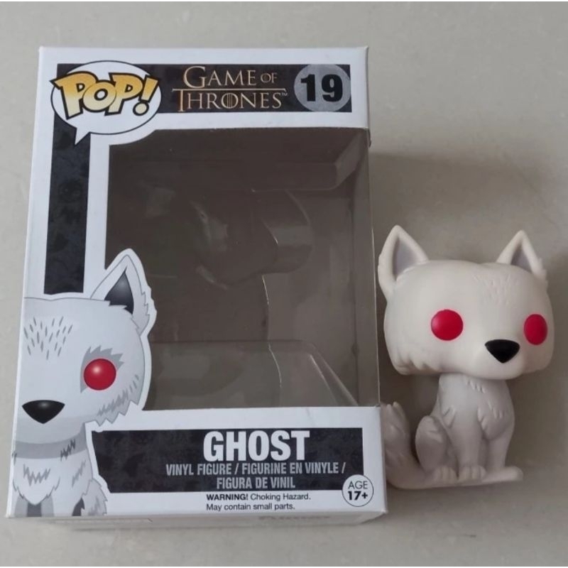 preloved funko pop ghost 19 game of thrones vinyl figure