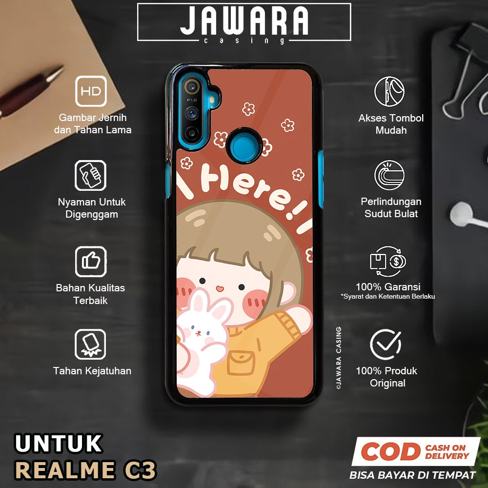 Case Realme C3 Casing Realme C3 [COUPLE] Premium Case Glossy Case Hp Realme Jawara Casing Hp Realme 
