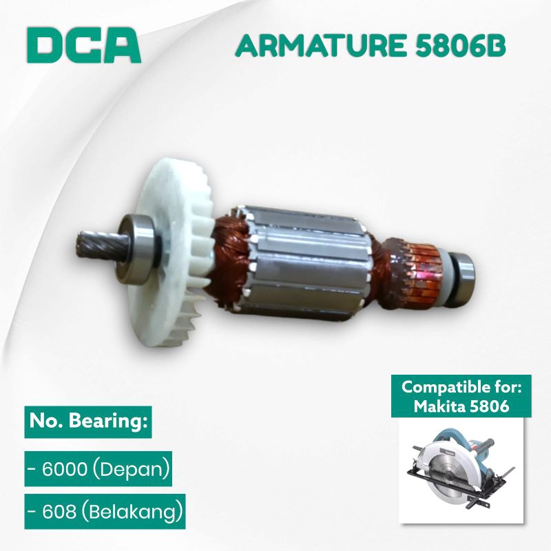 TERJANGKAU Armature 5806B DCA Angker Circular Saw Makita 5806B Angker Circle Makita