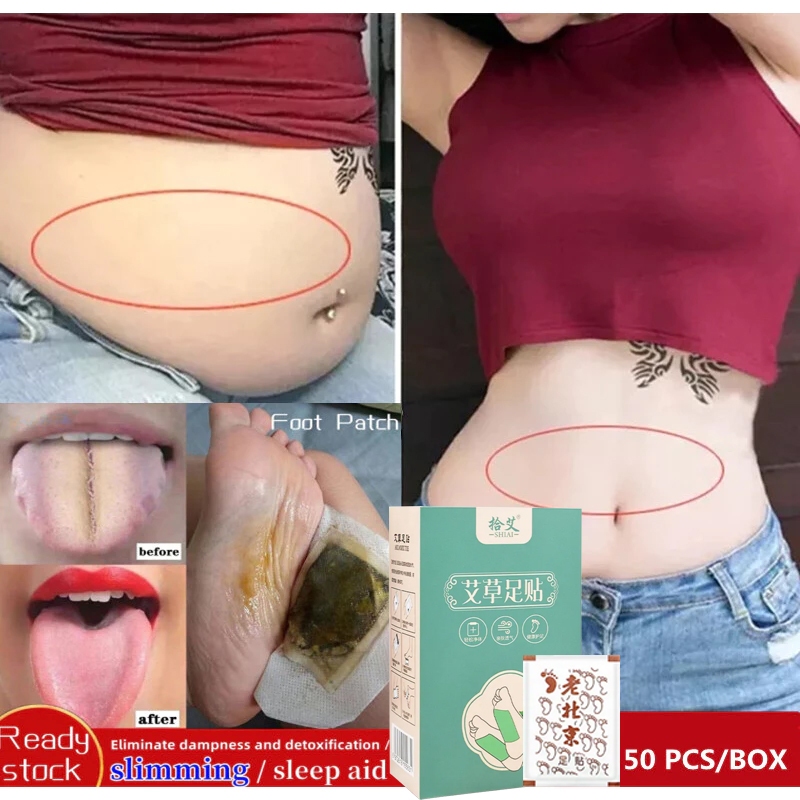 Koyo Kaki Detox 50pcs koyo detox kaki detox racun tubuh Membuang racun kolesterol Asam urat Rematik 