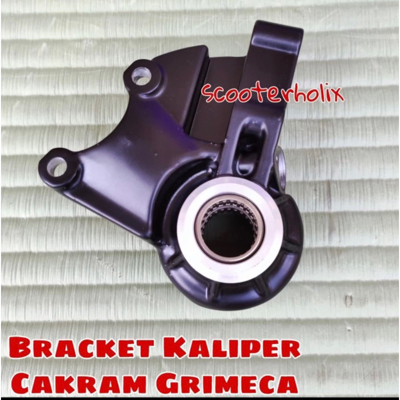Bracket Kaliper as besar HITAM Utk DISC BRAKE GRIMECA