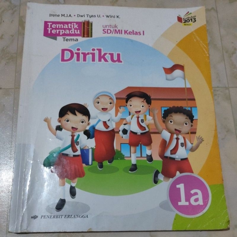 Buku Tematik 1A Kelas 1 Kurikulum 2013 Erlangga
