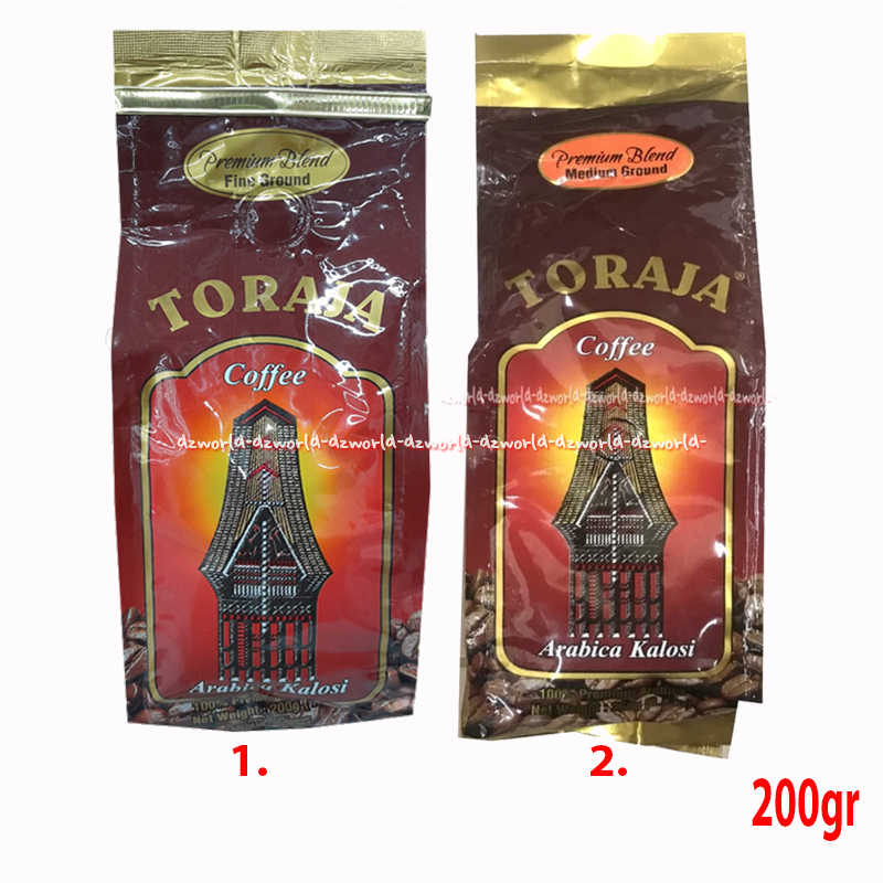 

Toraja Arabica Kalosi Fine Ground Medium Ground Toraja Coffee Premium Blend Arabika Bubuk