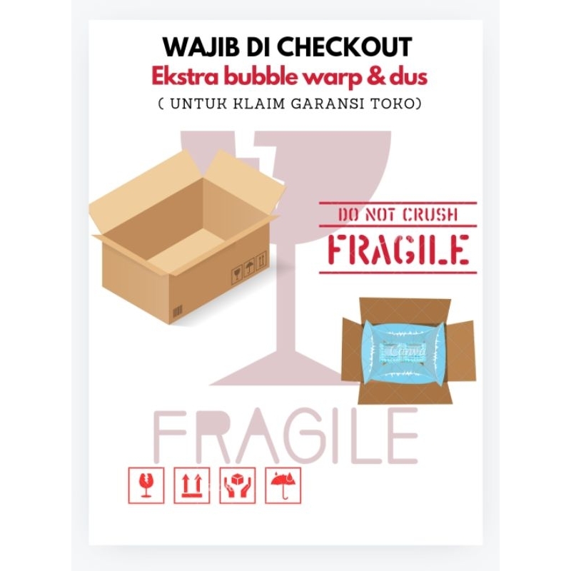 

EXTRA PACKING BUBBLE WRAP &KARDUS
