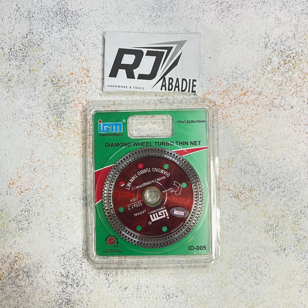 Mata Gerinda Potong Keramik Diamond Wheel IGM Merah Red Turbo