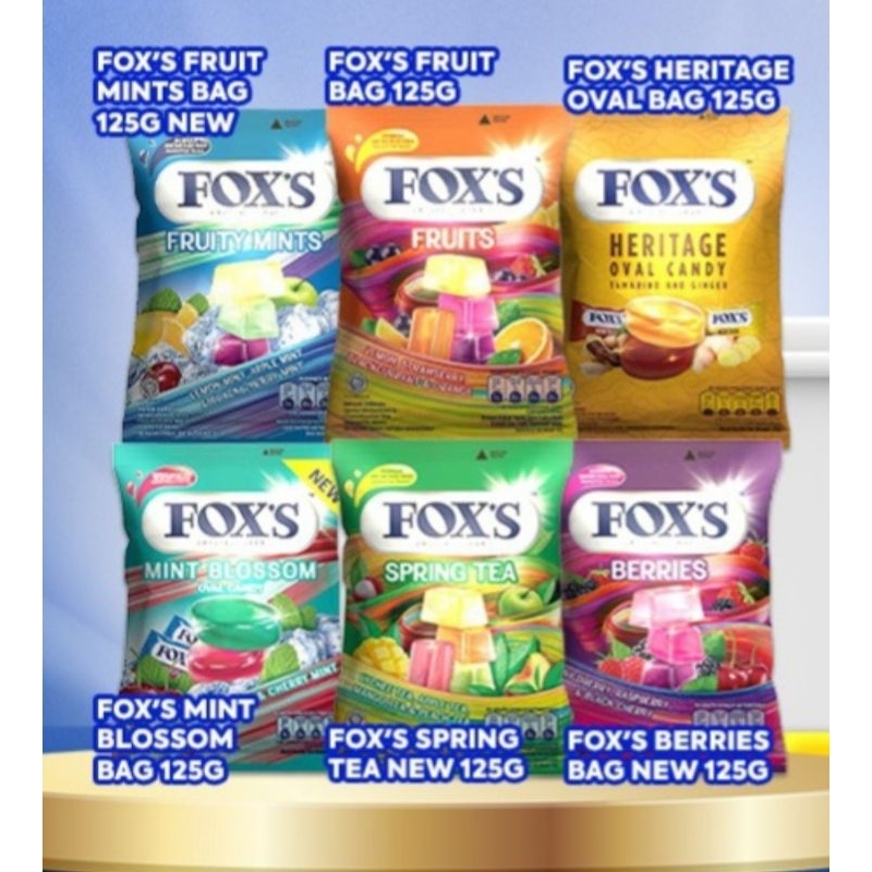 

PERMEN FOXS CRYSTAL CLEAR BAG 125GR