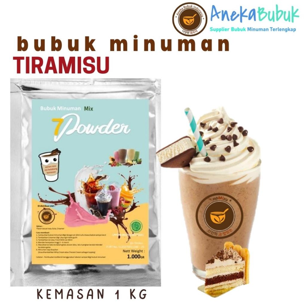 

TIRAMISU Powder 1 Kg - Powder Tiramisu 1 Kg - Bubuk TIRAMISU 1 Kg - Bubuk Minuman Tiramisu 1kg