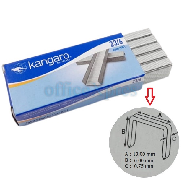 

HEMAT BERLIPAT Isi Staples Isi Stapler Jilid Necis Staples Heavy Duty Stapler Kangaro