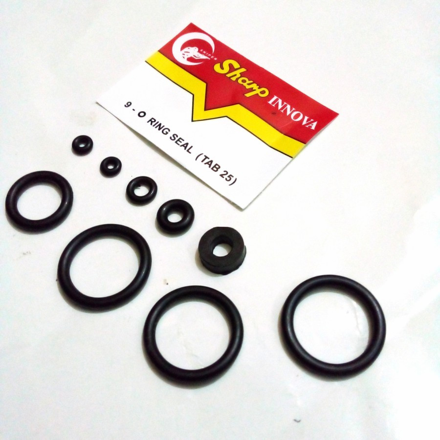 SIL SET INOVA OD 25 - O RING SET OD 25 - BAHAN NBR 70