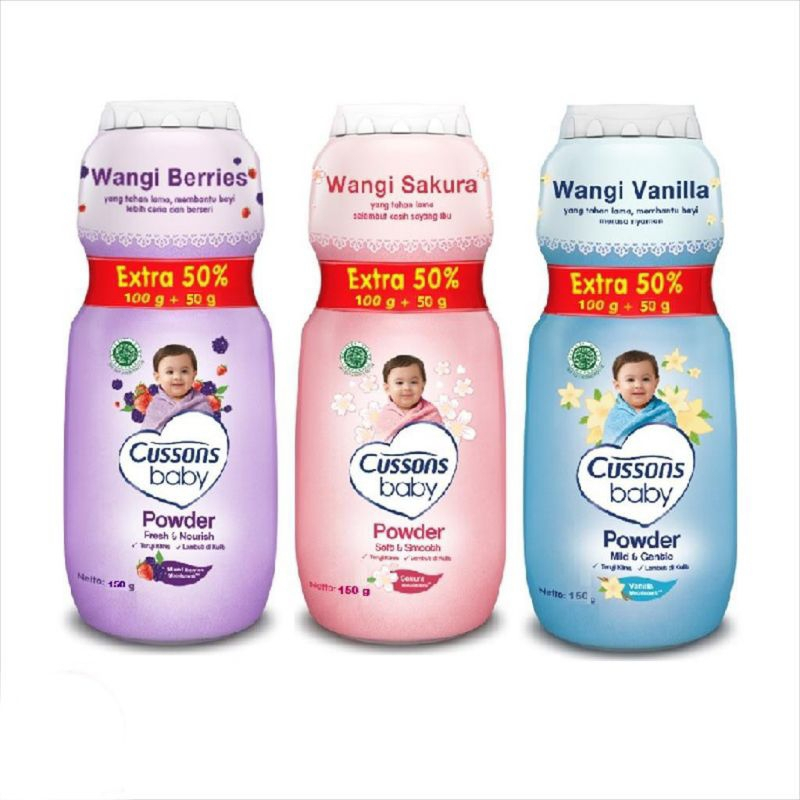 CUSSONS BABY POWDER 400 (350+100) gram