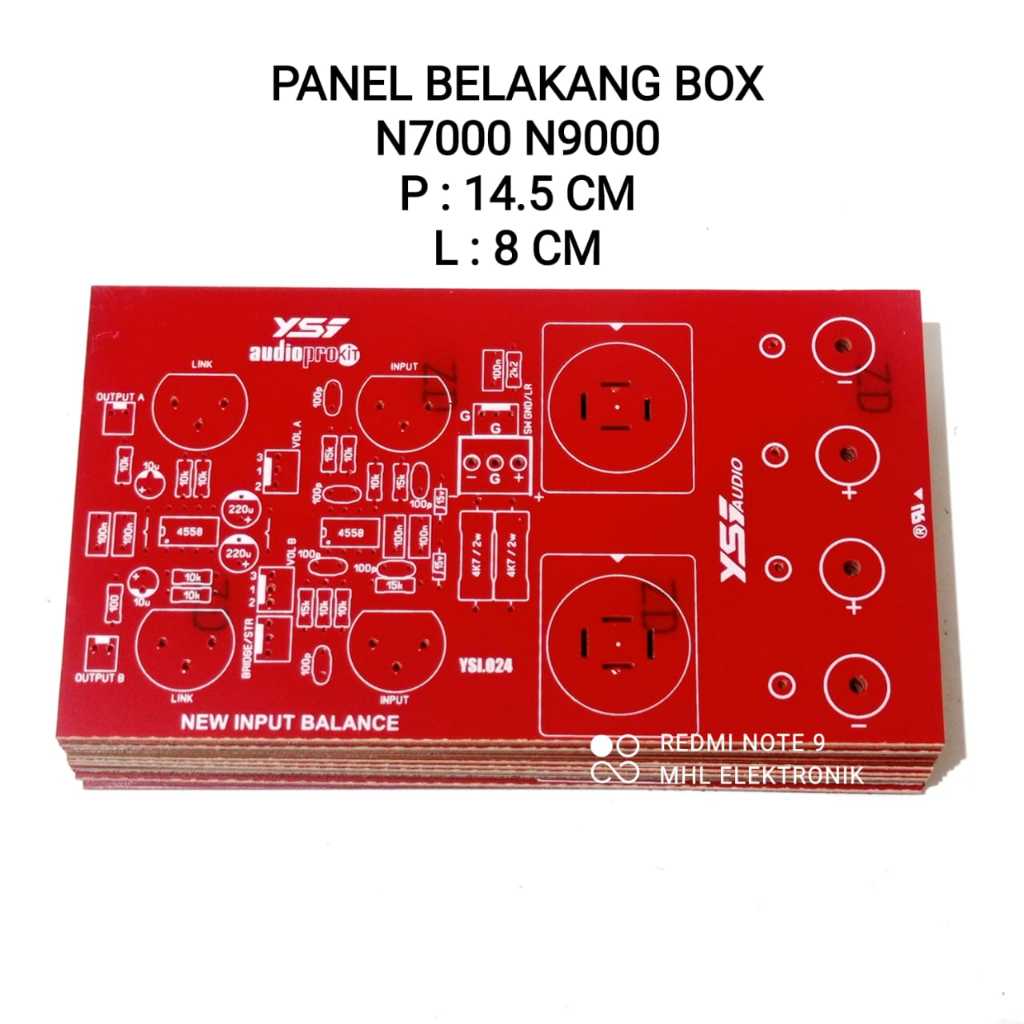 PCB PANEL BELAKANG BOX N7000 N9000