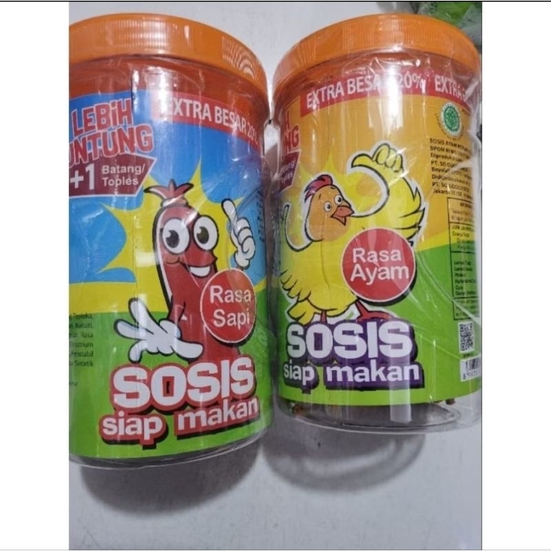 

Sosis Rasa Ayam/Sapi 1 Toples isi 24+1 pcs