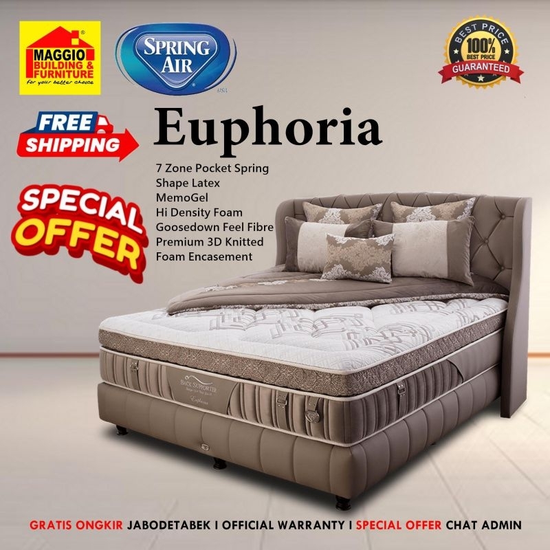 Kasur Spring Air - EUPHORIA Back Supporter - Spring Air