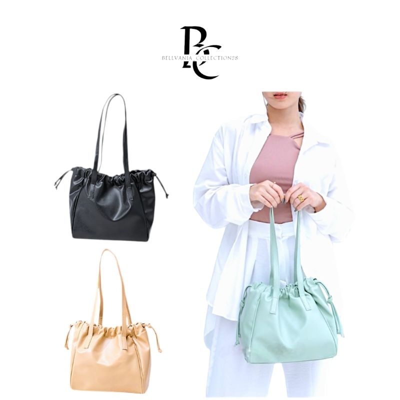 Tas Marion Serut Tote Bag - Tas Bahu Wanita Nakita - Marion Tote Bag Kekinian